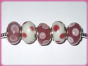 5 ABALORIOS DE MURANO Y PLATA 925 PARA PANDORA
