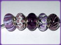 5 ABALORIOS DE MURANO Y PLATA 925 PARA PANDORA