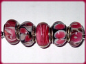 5 ABALORIOS DE MURANO Y PLATA 925 PARA PANDORA