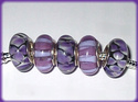 5 ABALORIOS DE MURANO Y PLATA 925 PARA PANDORA