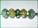 5 ABALORIOS DE MURANO Y PLATA 925 PARA PANDORA