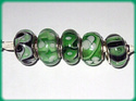 5 ABALORIOS DE MURANO Y PLATA 925 PARA PANDORA