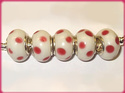 5 ABALORIOS DE MURANO Y PLATA 925 PARA PANDORA