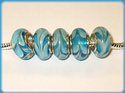 5 ABALORIOS DE MURANO Y PLATA 925 PARA PANDORA