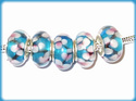 5 ABALORIOS DE MURANO Y PLATA 925 PARA PANDORA
