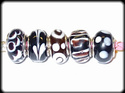 5 ABALORIOS DE MURANO Y PLATA 925 PARA PANDORA