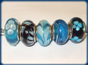5 ABALORIOS DE MURANO Y PLATA 925 PARA PANDORA