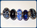 5 ABALORIOS DE MURANO Y PLATA 925 PARA PANDORA