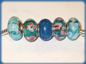 5 ABALORIOS DE MURANO Y PLATA 925 PARA PANDORA