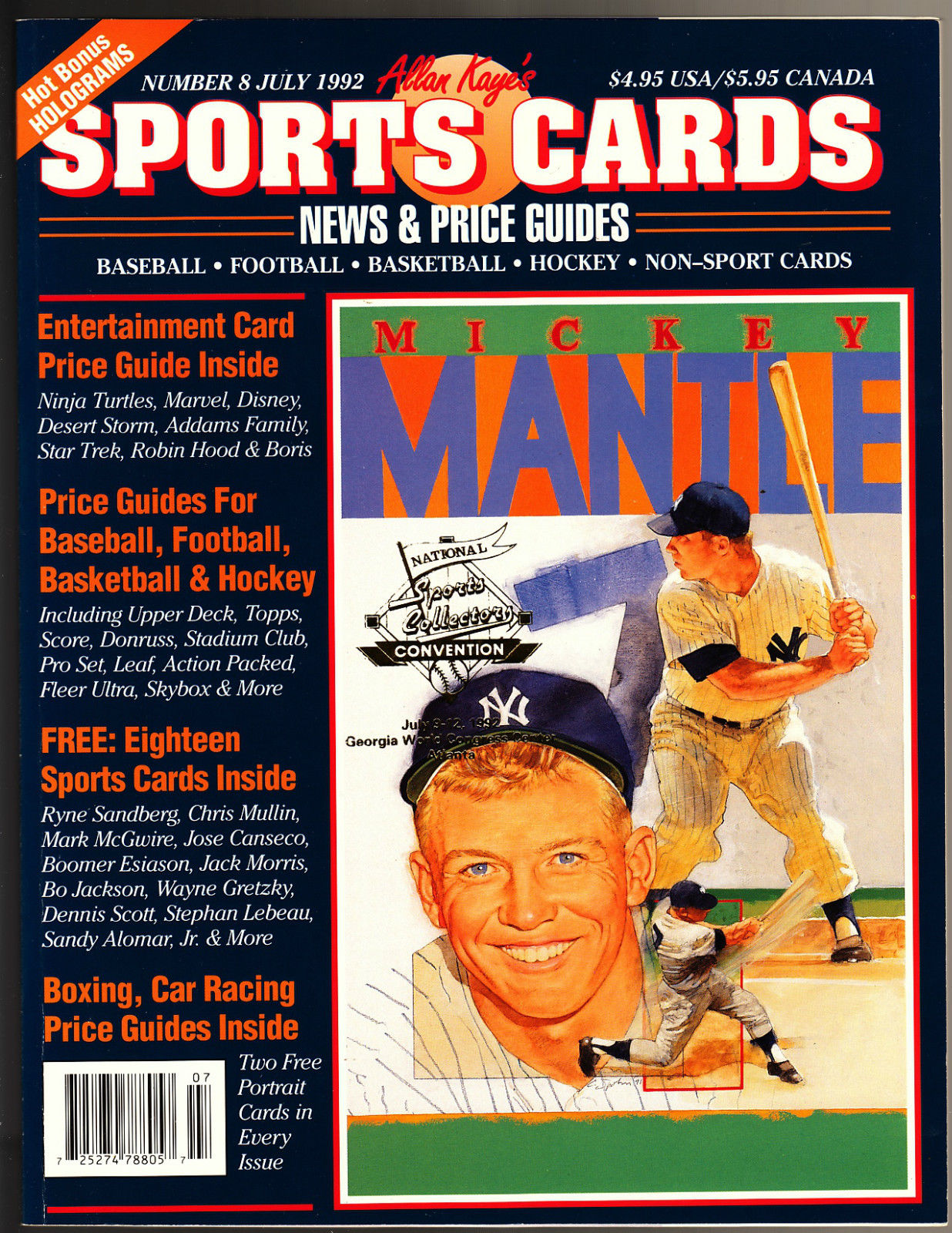 mainecomicguy : Allan Kaye's SPORTS CARDS News & Price Guides #8 ...