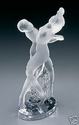 LALIQUE CRYSTAL TWO DANCERS FIGURINE NEW SCULPTURE