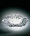 Lalique Crystal Capucines Bowl Frosted Leaves Nw i