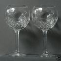 WATERFORD CRYSTAL MILLENIUM GOBLETS PAIR HAPPINESS