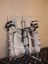 New Sherwood T90 Pro Senior hockey goalie leg pads