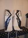 New Sherwood T90 Pro Senior hockey goalie leg pads