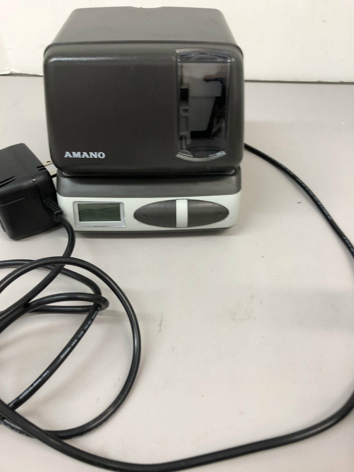 AMANO PIX10 Time Recorder Digital Punch Clock No key eBay