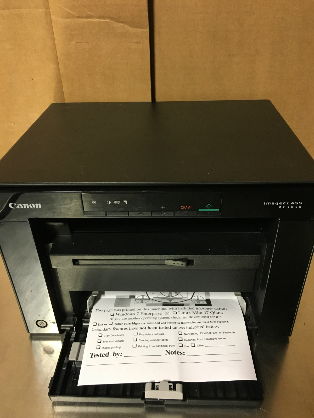 CANON ImageCLASS MF3010 All-in-One printer/Scanner complete! | eBay
