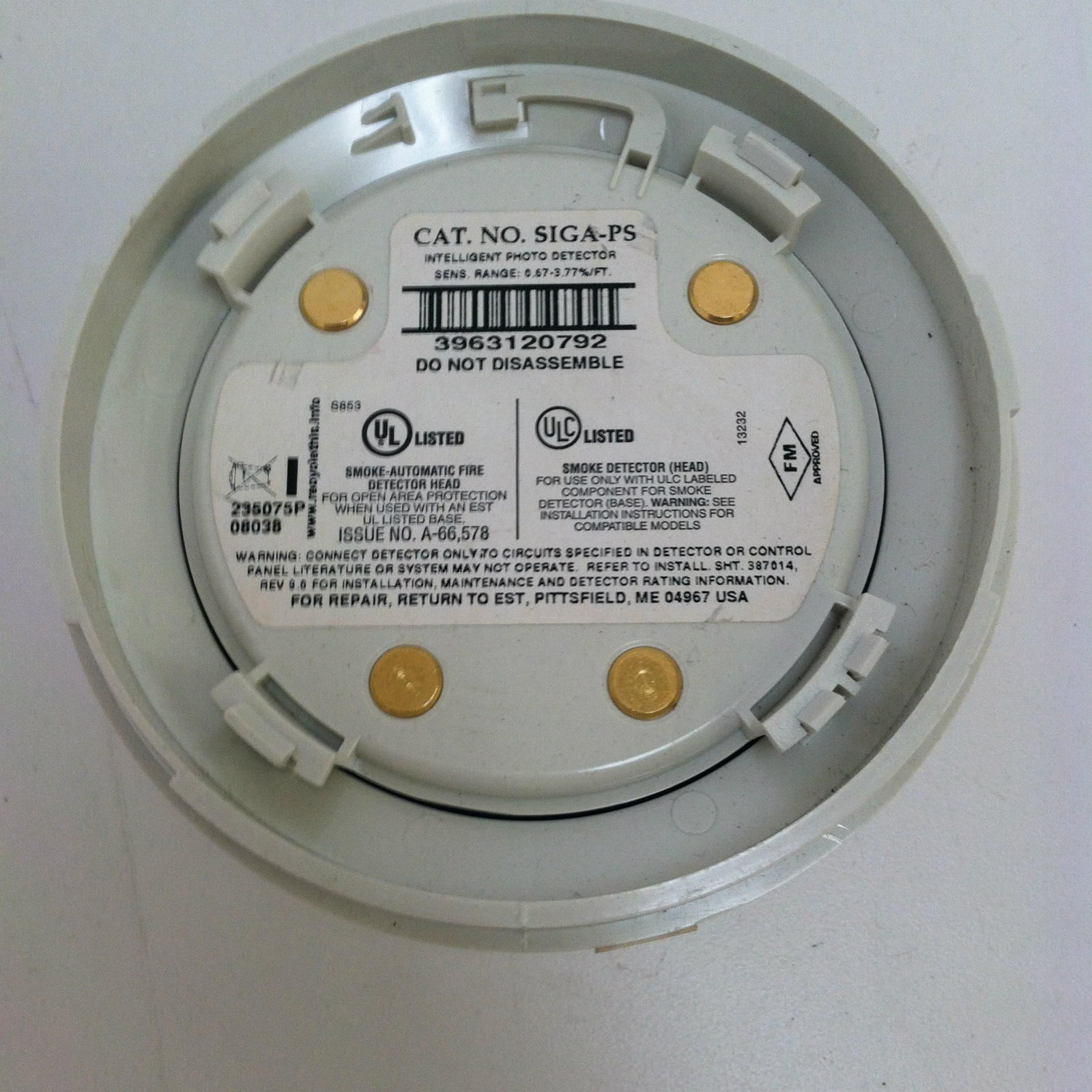 Rilevatore Fumo Edwards EST Rilevatore Di Fumo Fotoelettrico - Foto 3