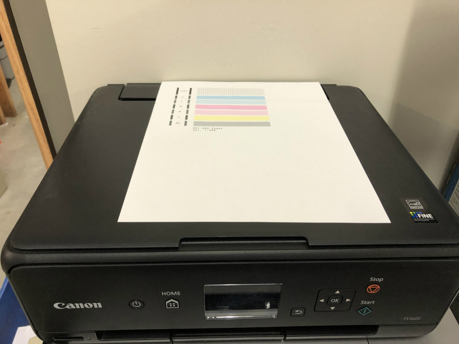 Canon Pixma Ts5020 Wireless Digital Photo Color Inkjet Printer Copier Complete Ebay 1185