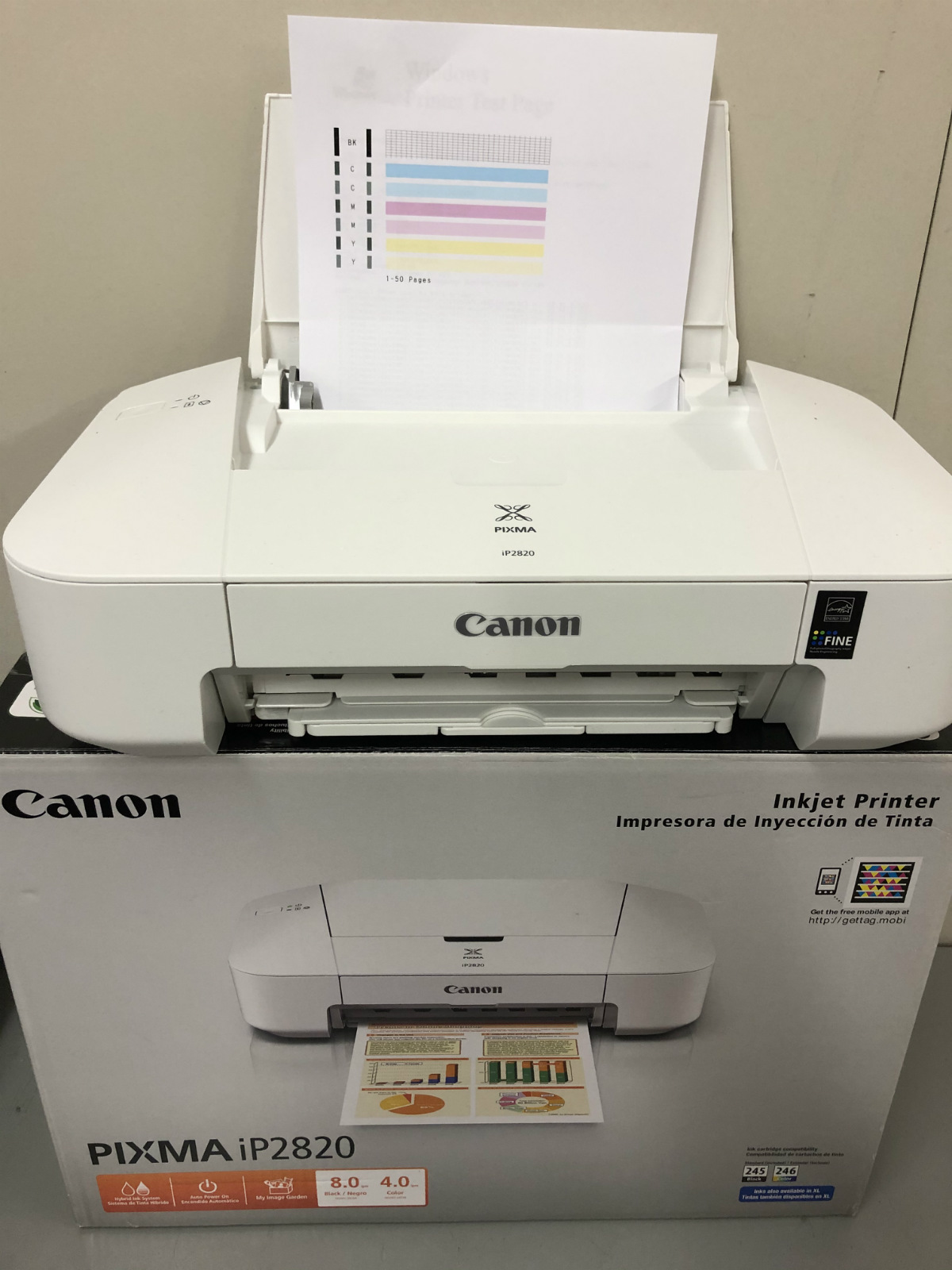 CANON PIXMA ip2820 Photo Inkjet USB Printer complete in Box! eBay