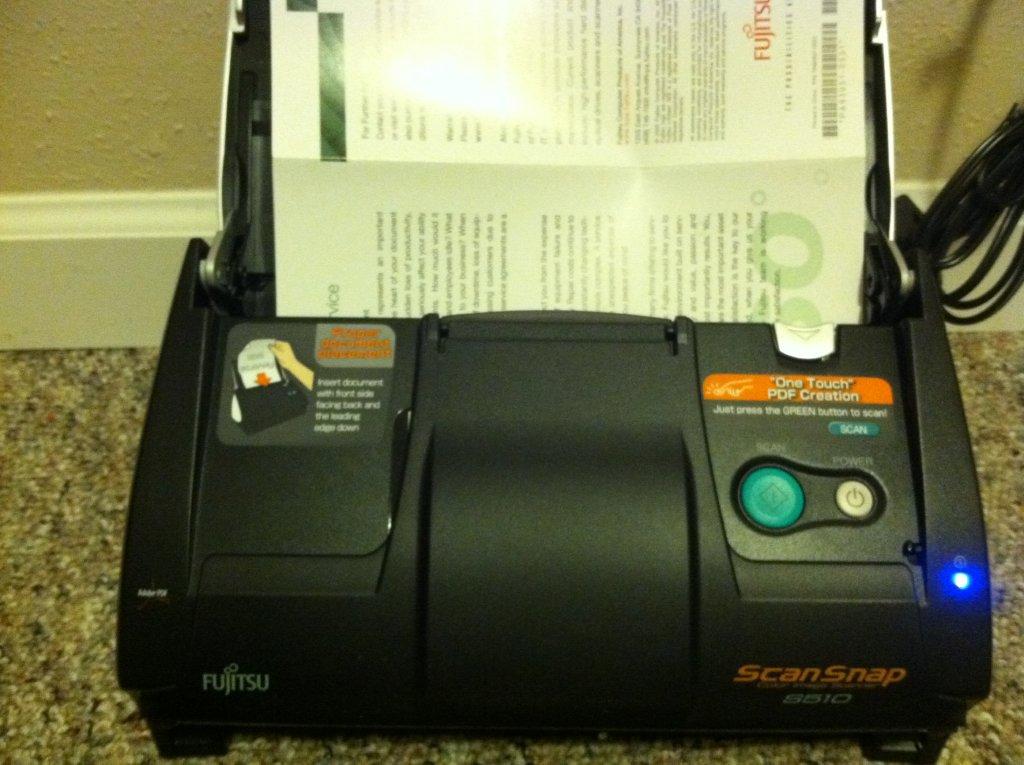 FUJITSU Scansnap S510 Desktop Document Scanner PA03360-B515 | eBay