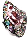 MULTI COLOR CRYSTAL RHINESTONE TEARDROP COUTURE ST