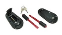 AeroCatch 120-2100 Black Top Flush Mount locking H
