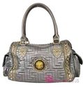 Designer Inspired LION ENBLEM Pocket Tote Bag Purs