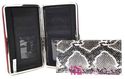 Rare~ Western Rhinestone CROSS Pocket Tote Snakesk