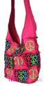 NEW PEACE SIGNS RAG QUILTED PATCHWORK 100% COTTON 