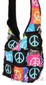 NEW PEACE SIGNS RAG QUILTED PATCHWORK 100% COTTON 
