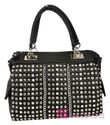 Rhinestone Stud Pop Outfit Designer 2 Way Tote Bag