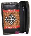 NWT Western Rhinestone Cross Messenger Bag PAISLEY