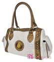 Designer Inspired LION ENBLEM Pocket Tote Bag Purs