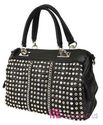 Rhinestone Stud Pop Outfit Designer 2 Way Tote Bag