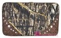 New Brown Mossy Oak Camo Rhinestone Cross Camoufla