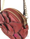 New EMPERIA Petal Flower Round Dual Zipper Messeng