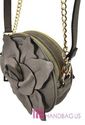 New EMPERIA Petal Flower Round Dual Zipper Messeng