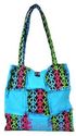 NEW PEACE SIGNS RAG QUILTED PATCHWORK FRAYED COTTO