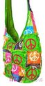 NEW PEACE SIGNS RAG QUILTED PATCHWORK 100% COTTON 
