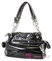 Rare~ Western Rhinestone CROSS Pocket Tote Snakesk