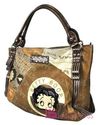 NWT Licensed BETTY BOOP 1930 FACE PATCHWORK HOBO P