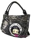 NWT Licensed BETTY BOOP 1930 FACE PATCHWORK HOBO P
