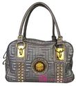 Designer Inspired LION Quilted 3 Compartment Tote 