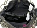 Western Patent Zebra Bling CROSS Pocket Tote Bag H