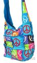 NEW PEACE SIGNS RAG QUILTED PATCHWORK 100% COTTON 
