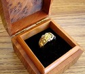  Alaskan Natural Gold Nugget 14K Gold RING! His or