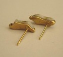 Gold in Quartz 18K Custom Pendant & Earrings
