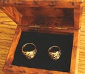 His & Hers Alaskan Gold Nugget 14K RINGS, NEW!