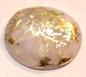 Nice Gold in Quartz CAB, World Famous 16 to 1 !  3